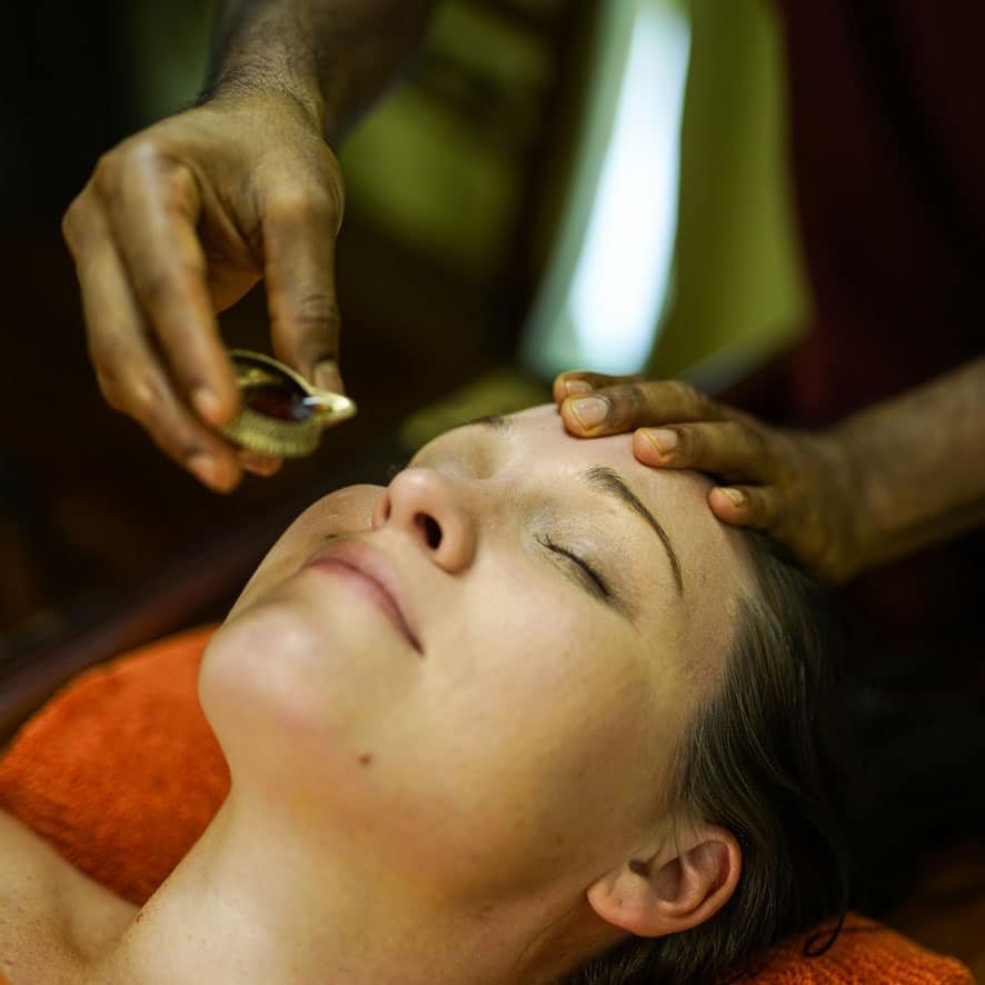 Nasyam Ayurvedic therapy at Sandhya Medicity