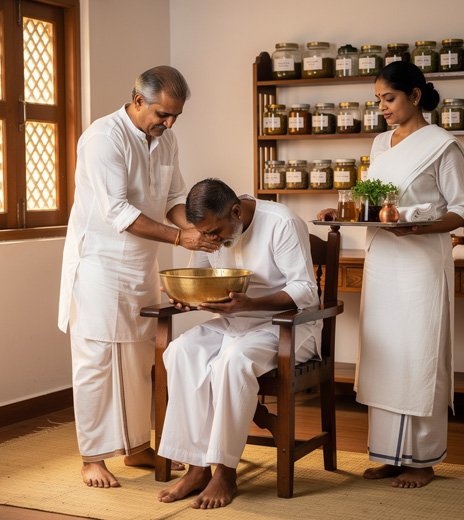 Vaman Ayurvedic therapy at Sandhya Medicity