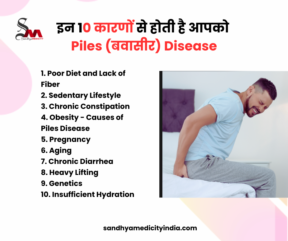 Causes of Piles Disease